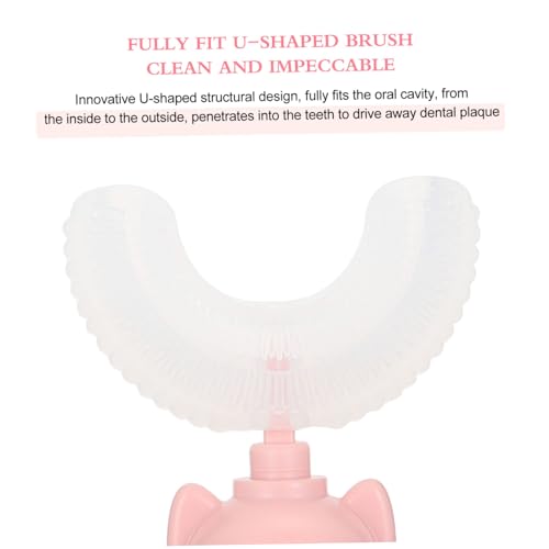 TOVINANNA 1satz U-förmige Elektrische Zahnbürste Für Mädchen Sanfte Borsten Für Sicheres Und Effektives Zähneputzen Für Kleine Mädchen Und Jungen – Bild 8