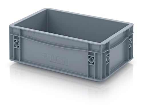 Auer Packaging Eurocaja 30 x 20 x 12 cm EG 32/12 HG de plástico gris para almacenaje