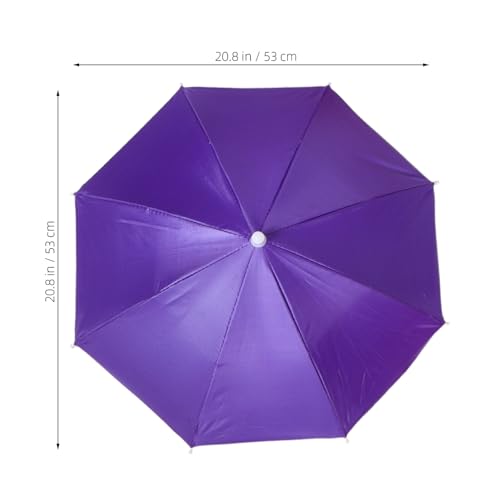 Chapeau parapluie extérieur couvrant protégeant les mains libres
