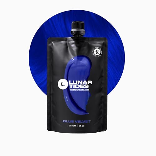 Lunar Tides Semi-Permanent Hair Color (43 colors) (Blue Velvet, 8 fl. oz.)