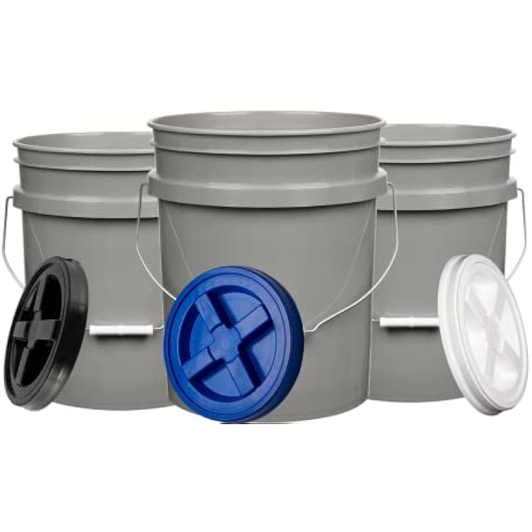 Aazon.co: House Naturals 3.5 Gallon Food Grade Bucket Pail With Gaa