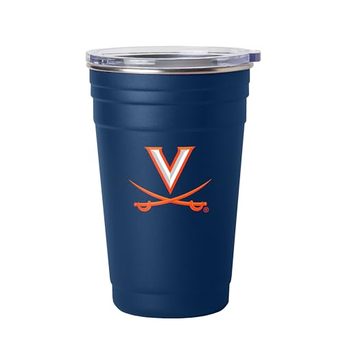 Image of Logo Brands NCAA 22 oz Stainless Steel Tailgate Cup -Double Wall Vacuum-Sealed Durable For Hot & Cold Drinks, Perfect for Gameday & Tailgating