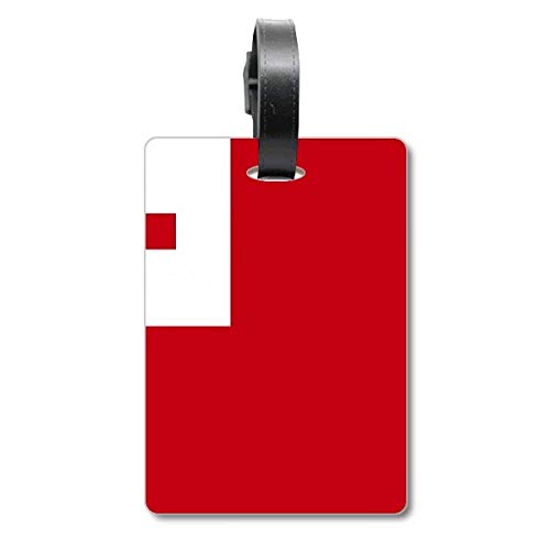 Étiquette d'identification pour valise Tonga accessoire bagage drapeau Océanie