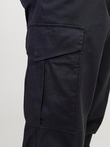 JACK & JONES Herren Jpstace Jjsummer Cargo Cargohose, Dark Navy, 31W / 32L – Ansicht 6