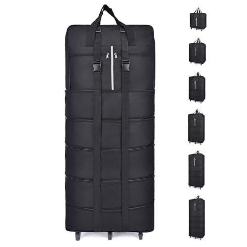 Valises de 185 L avec roulettes grand sac de voyage extensible pour déménagement