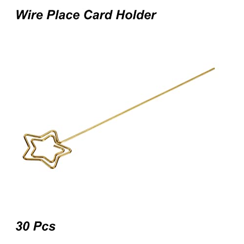 PATIKIL 4.7 Inch Metal Wire Place Card Holder - Image 3