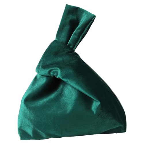 Pochette de soirée en velours haut de gamme et son nœud couture pour femme