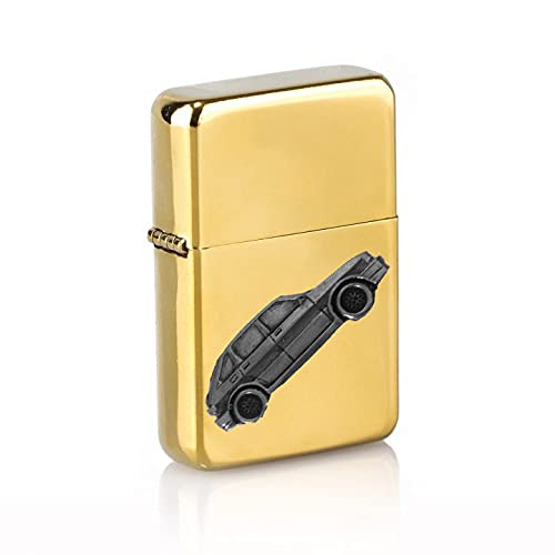Briquet à essence British Car Maestro dor&eacute; contre le vent, allumage garanti