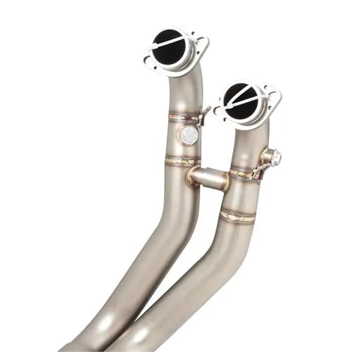 Tubo enlace delantero y silenciador 310 mm para Aprilia Tuono 660 que reduce el peso 7