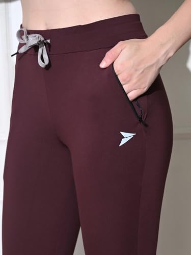 Image of FITINC Premium Trackpant with Zippers Pockets for Women - Best for Gym, Yoga, Workout and Casual Wear
