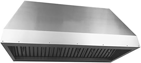 Cycene 34 Inch Professional Series Insert Liner Stainless Steel Range Hood w/Baffle Filter @ 1000CFM - CY-RH19ILPS-34