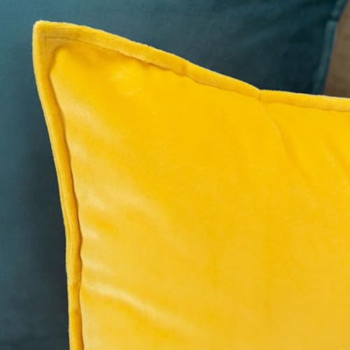 Housses de coussin rectangulaires en velours doux et robuste finition bords pressés - 5