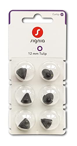 6 Dômes Auditifs SIGNIA Connexx Violet 12 Mm Tulip Eartip 3.0 - Silicone, Neuf, France