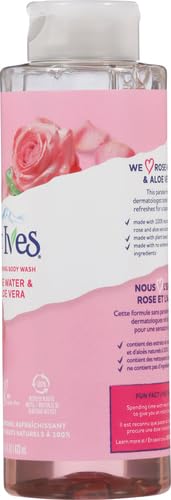 Miniatura 16 de St. Ives Gel de baño refrescante limpiador de agua de rosas y aloe vera hecho con limpiadores a base de plantas y extractos 100% naturales, 16 onzas