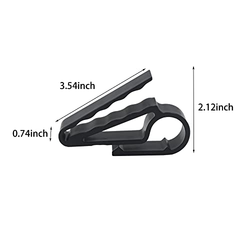 Alovexiong 4 Pack Cigar Holder Cigar Clip Cigar Minder for Golfers, Golf Cart Cigar Stand Golf Cigar Holders for Men,Cigar Clip Cigar Minder for Golfers,Boat,Motorcycle,BBQ Grill,Cigar Gifts(Black) - Image 3