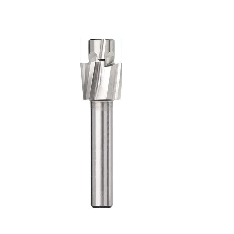 WZFCFresa Svasata A 4 Taglienti Fresa Pilota Per Scanalatura Fresa Fresa Svasatore Fresa Con Foro Pilota Fresa HSS,16.5x26x12x93