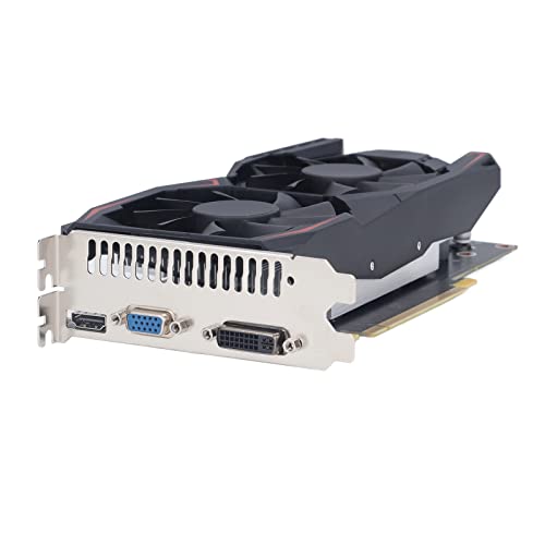 Image of TrueCartGraphics Card GTX550TI GDDR5 192BIT 1.5GB Computer Graphics Card Dual Fan Low Noise 783MHz 3400MHz 4K HDR Tech Desktop Graphics Cards for Home Office Gaming