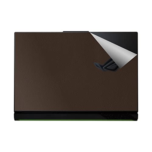 PDA工房 スキンシール ROG Strix G18 (2023) G814JI/G814JV対応 【レザー調・ブラウン】