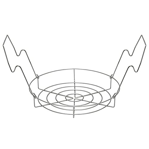 Kqcibz Canning Rack,Canning Jar Rack,Steamer Rack for Water Bath Canning or Pressure Canning,Fit for Kinds of Jars-Silver