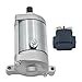 Starter Motor for Yamaha Grizzly 660 Kodiak 400 Rhino 660 2001 2002 2003 2004 2005 2006 2007, 4WV-81890-00-00 / 4WV-15570-01-00 / 4WV-15650-02-00 with Relay