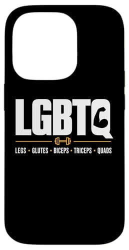 Legs Glutes Biceps Triceps Quads Gym Workout LGBTQ Gifts �X�}�z�P�[�X iPhone 14 Pro �p