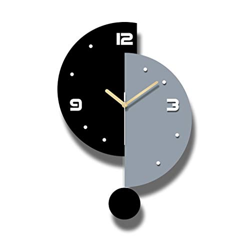 Horloge murale pour chambre et salon créant une ambiance moderne et feutrée au quotidien