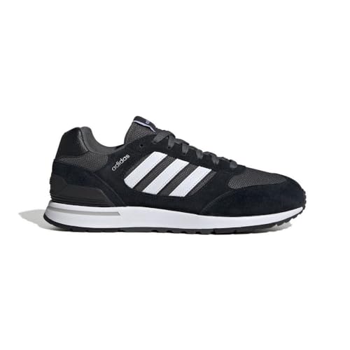 adidas Run 80S, Zapatos Hombre, Cblack/Ftwwht/Gresix, 43 1/3 EU