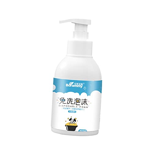 Gazechimp Waterless Bath Foam Bathing Shampoo Pet Supplies No Rinse Waterless Shampoo Foam For Dog Cat Conditioning Deodorizing Cleaning Detangling #TOP19