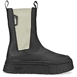 PUMA Womens Mayze Stack Chelsea Casual Boots Mid Calf - Black - Size 9 M