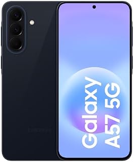Samsung Galaxy A57 5G, Schlankes AI-Smartphone, Awesome Intelligence, 256 GB Speicherplatz, 50 MP Weitwinkel-Kamera, Bis zu 2 Tage Akkulaufzeit, IP68, Awesome Navy, 2,5 Jahre Herstellergarantie - 1