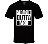 Straight Outta MCO Orlando International Airport Flcompton Parody T Shirt M Black