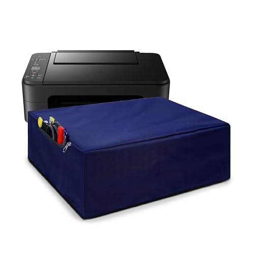 Image of Alifiya Dust Proof Washable Printer Cover for Canon Pixma TS3370s / TS307 / E3370 All-in-One Wireless Inkjet Color Printer - Blue