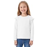 【Vêtement Polyvalent】 Ce col rond top pour filles peut être porté comme vêtement de sport, vêtement de tous les jours, uniforme scolaire, tenue pour les photos, tenue de randonnée, équipement de camping, vêtement d'intérieur ou vêtement décontracté pour l'extérieur. Lavez ce haut de printemps pour enfants à la main ou en machine ; ne le blanchissez pas et ne l'exposez pas à la lumière directe du soleil. Séparez les couleurs foncées et claires lors du lavage.