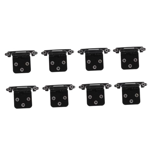 Vaguelly 8Piezas Bisagras de Cierre Automático para Armarios Bisagras Ocultas Grosor para Muebles de Interior y Exterior