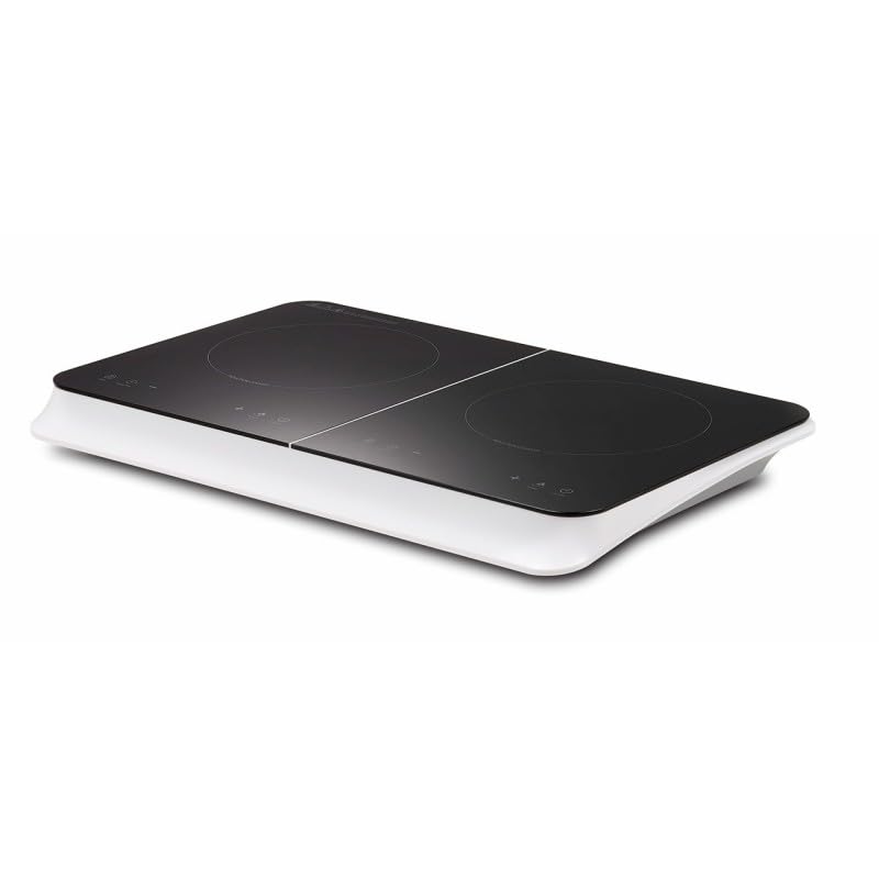 Plaque Induction Portable 2 Feux BELDEKO - 3500W - Design Premium, Fiable et Robuste - Minuteur, Touches Tactiles, Anti-Débordement, 10 Niveaux de Puissance