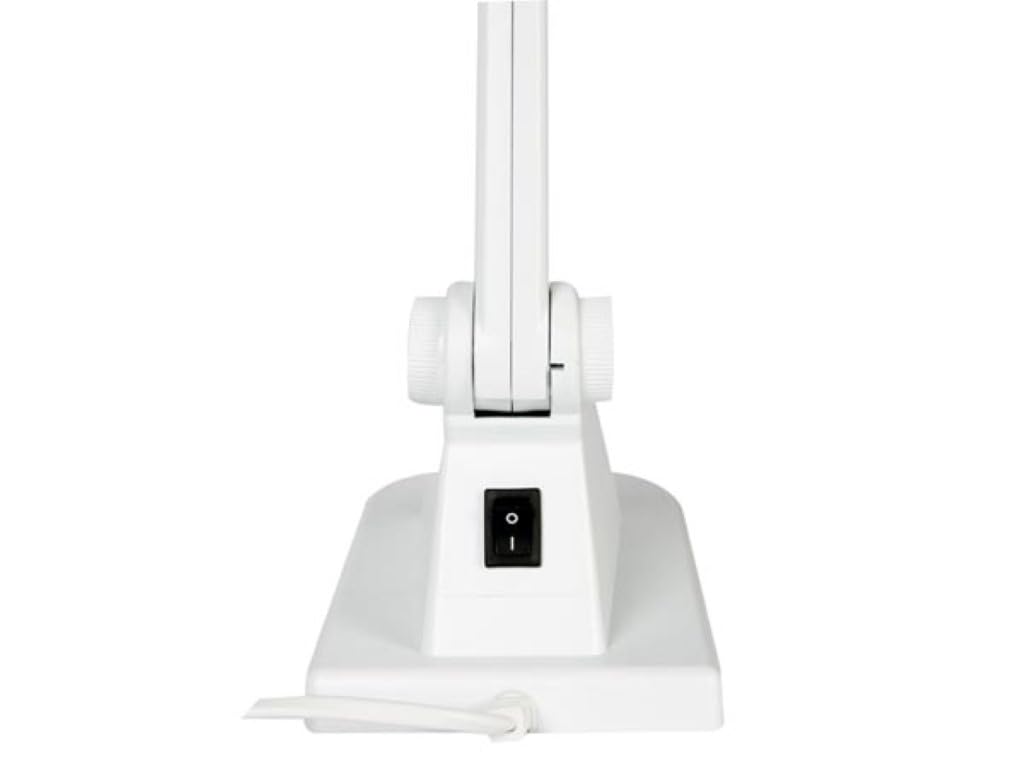 Velleman Lampe-loupe, Lampe économique Ronde de 12 W, dioptrie 3 + 12, idéale pour Travail de précision, Blanche