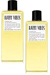 Bath and Body Works 2 Pack Happy Vibes Shower Gel 8 Oz.