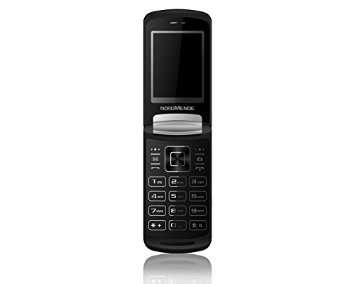 Nordmende Lite 410 3G 2.4  Display Telefono Cellulare 3G, Nero [Versione Italiana]