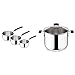 Lagostina Tempra Inox Lot 3 casseroles Induction 16/18/20cm (1,6/2,3/3,2 L) 012895600003 & Tempra Traiteur Inox 24 cm 012895020524