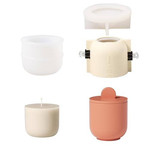 BOOWAN NICOLE Moule Moderne En Silicone Pour Bougies En Forme De