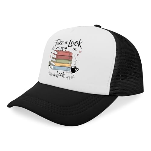 Take a Look It's in a Book Hats Camping caps for Daughter2