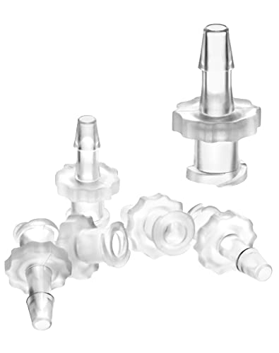 Qwork QS8993 50 Pcs Female Luer Lock 1/8 Inch Pp Hose Barb Adapter, Pp Hose Barb Adapter, Luer Lock Fitting For Laboratory Biochemical/Analytical Instruments thumb #6