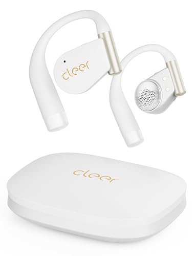 Image of Cleer ARC 4 Plus Open Ear Earbuds with Dolby Audio,White