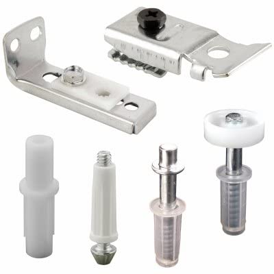 Prime-Line N 7534 Bi-Fold Door Hardware Repair Kit &ndash; Includes Top and Bottom Brackets, Top and...