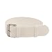 Clockwork Synergy - 16mm Braided Perlon Nato Nylon White Replacement Watch Band Strap