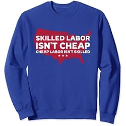 Ropa De Trabajo En Obra La mano de obra calificada no es barata La mano de obra Sudadera