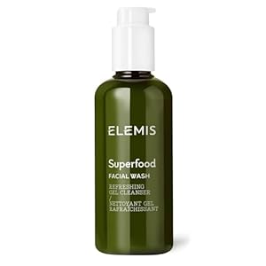 ELEMIS Superfood Facial Wash | Revitalizing Daily Prebiotic Gel Wash Gently Cleanses, Nourishes, and Balances Skin for a Fresh, Glowing Complexion