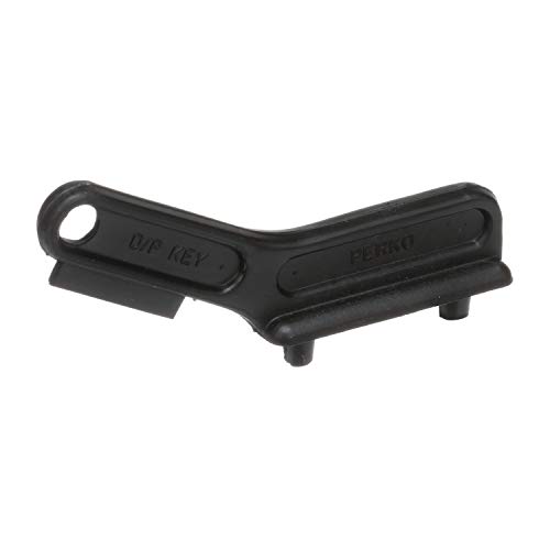 Seachoice Deck Plate Key, Black, Polycarb, 3-3/8 In., Fits Most Fuel, Gas & Water Tank Deck Fill Caps #TOP2