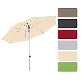 [page_title]-Doppler Sonnenschirm'ACT', Push-up-Funktion, knickbar, Alu-Mast, Ø 200 cm Natur