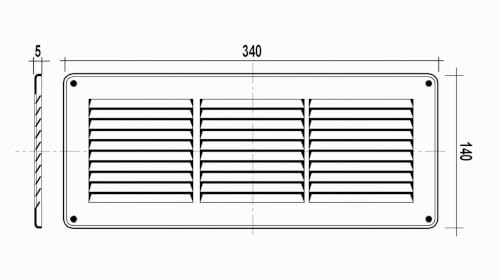 Grille de ventilation inox à superposer pour bloquer les insectes de vos conduits - 6